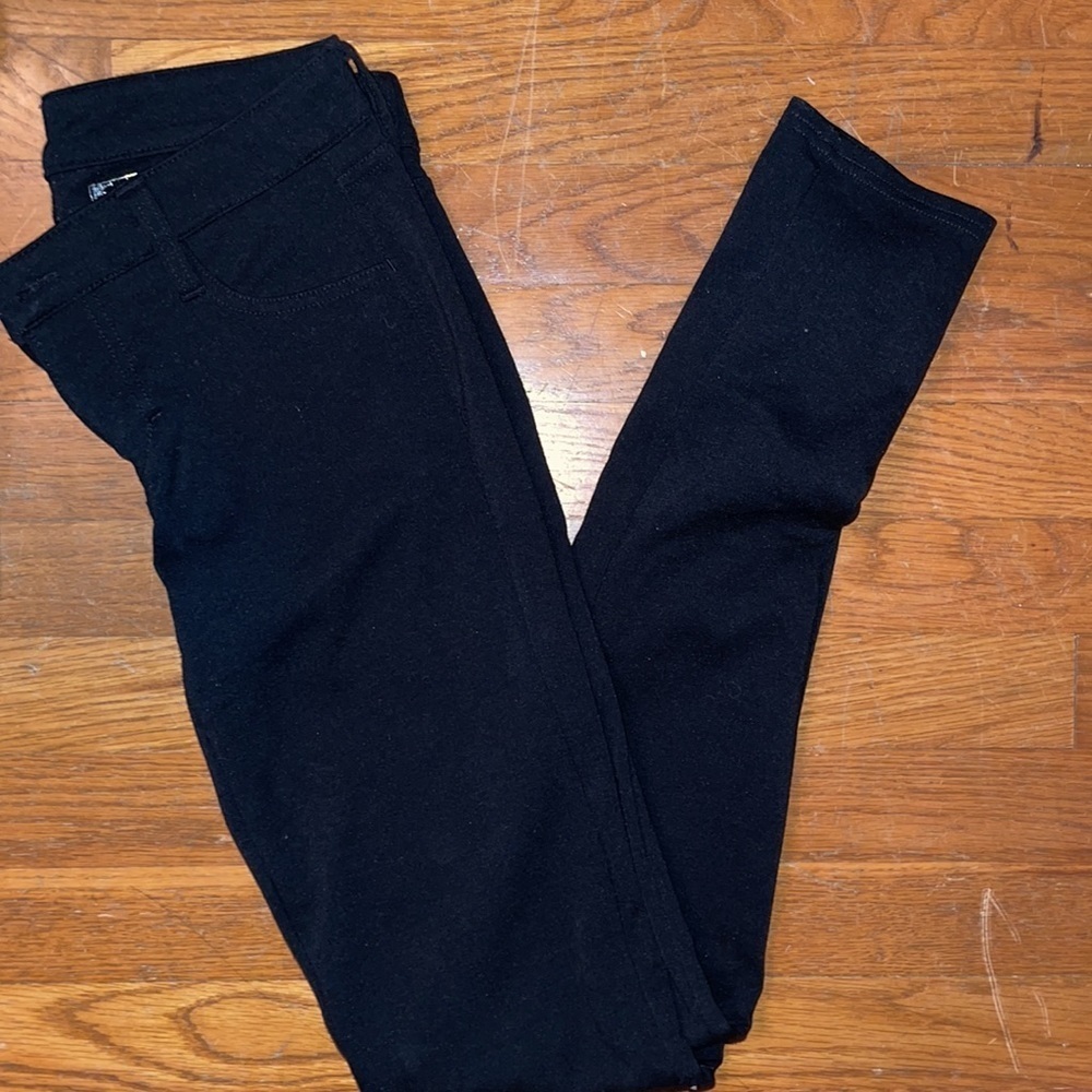 38in long black degree work leggings pants jeggings - Picture 1 of 4